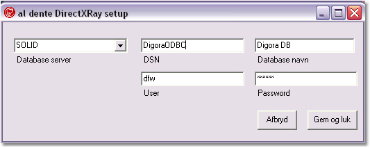 8.5. Database setup